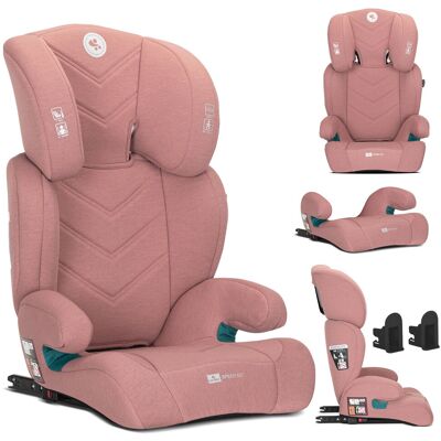 FOTELIK SAMOCHODOWY ISOFIX I-SIZE 100-150CM BLACK LORELLI SPEED GT + PODDUPNIK RÓŻOWY FOTELIK SAMOCHODOWY ISOFIX I-SIZE 100-150CM BLACK LORELLI SPEED GT + PODDUPNIK RÓŻOWY