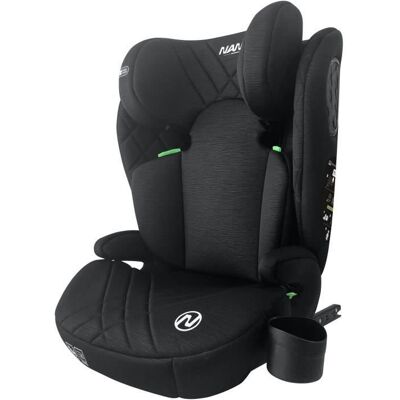 Fotelik samochodowy isofix - NANIA - BARI - Grupa 2/3 - I-size - Czarny Fotelik samochodowy isofix - NANIA - BARI - Grupa 2/3 - I-size - Czarny