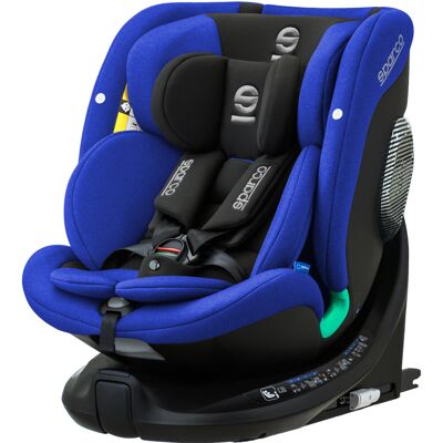FOTELIK SAMOCHODOWY OBROTOWY 360° SPARCO SK7000I BLUE 0-36 KG / 40-150 CM FOTELIK SAMOCHODOWY OBROTOWY 360° SPARCO SK7000I BLUE 0-36 KG / 40-150 CM