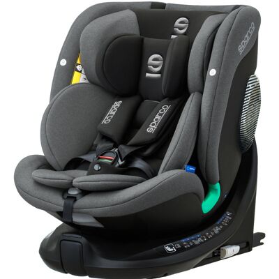 FOTELIK SAMOCHODOWY OBROTOWY 360° SPARCO SK7000I GREY 0-36 KG / 40-150 CM FOTELIK SAMOCHODOWY OBROTOWY 360° SPARCO SK7000I GREY 0-36 KG / 40-150 CM