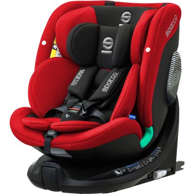 FOTELIK SAMOCHODOWY OBROTOWY 360° SPARCO SK7000I RED 0-36 KG / 40-150 CM FOTELIK SAMOCHODOWY OBROTOWY 360° SPARCO SK7000I RED 0-36 KG / 40-150 CM