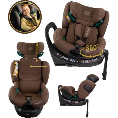 Pozostali producenci FOTELIK SAMOCHODOWY OBROTOWY BAZA 360° 40-150CM ISIZE AURORA BRĄZOWY SORINO Pozostali producenci FOTELIK SAMOCHODOWY OBROTOWY BAZA 360° 40-150CM ISIZE AURORA BRĄZOWY SORINO