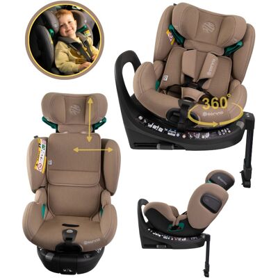 Pozostali producenci FOTELIK SAMOCHODOWY OBROTOWY BAZA 360° 40-150CM ISIZE AURORA MOCHA SORINO Pozostali producenci FOTELIK SAMOCHODOWY OBROTOWY BAZA 360° 40-150CM ISIZE AURORA MOCHA SORINO