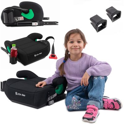 LITTLE RIDER FOTELIK SAMOCHODOWY PODKŁADKA SIEDZISKO Z ISOFIX CZARNY R129 125-150 CM LITTLE RIDER FOTELIK SAMOCHODOWY PODKŁADKA SIEDZISKO Z ISOFIX CZARNY R129 125-150 CM