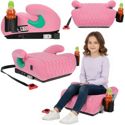 Venus LTD Fotelik Samochodowy Podkładka Siedzisko z Isofix Różowy R129 125-150 Cm Venus LTD Fotelik Samochodowy Podkładka Siedzisko z Isofix Różowy R129 125-150 Cm