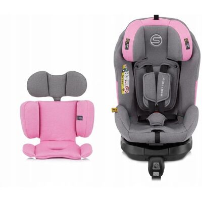 Inny producent Fotelik Samochodowy Różowo-Siwa 40-150 cm 0-36 KG Podstawka dla Dziecka Inny producent Fotelik Samochodowy Różowo-Siwa 40-150 cm 0-36 KG Podstawka dla Dziecka