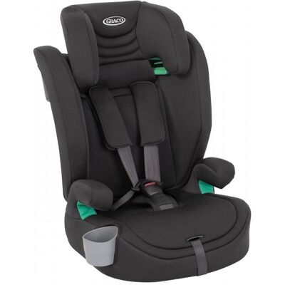 Graco, fotelik Eldura I-size (76 - 145cm, od ok. 15 mies. do ok. 12 lat), Midnight Graco, fotelik Eldura I-size (76 - 145cm, od ok. 15 mies. do ok. 12 lat), Midnight