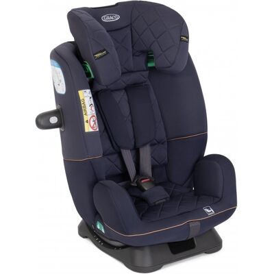 Graco, fotelik Slimfit I-size 3w1 (40 -105 cm do jazdy tyłem, 100-150cm jazdy przodem, od 0 do ok. 12 lat), Cambridge Graco, fotelik Slimfit I-size 3w1 (40 -105 cm do jazdy tyłem, 100-150cm jazdy przodem, od 0 do ok. 12 lat), Cambridge
