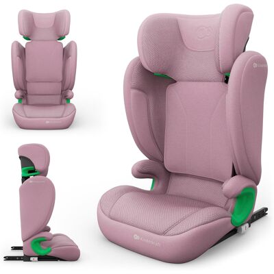 Kinderkraft Fotelik samochodowy 100-150 cm ISOFIX H-GUARD różowy regulowany zagłówek Kinderkraft Fotelik samochodowy 100-150 cm ISOFIX H-GUARD różowy regulowany zagłówek
