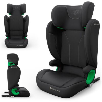 Kinderkraft Junior Fix 2 Pro fotelik 100-150 cm ISOFIX H-GUARD SPS czarny Kinderkraft Junior Fix 2 Pro fotelik 100-150 cm ISOFIX H-GUARD SPS czarny