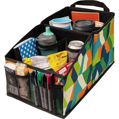 Inny producent Lusso Gear Składany Organizer Samochodowy Z 9 Przegródkami Inny producent Lusso Gear Składany Organizer Samochodowy Z 9 Przegródkami