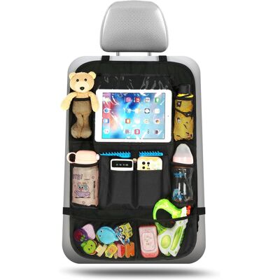 Inny producent Ochraniacz na oparcie fotela samochodowego dla dzieci, organizer z 10 Inny producent Ochraniacz na oparcie fotela samochodowego dla dzieci, organizer z 10