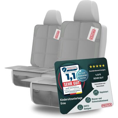 Inny producent Podkładka Pod Fotelik Dziecięcy 2 Szt. 47x125cm Isofix Wodoodporna Szara Inny producent Podkładka Pod Fotelik Dziecięcy 2 Szt. 47x125cm Isofix Wodoodporna Szara