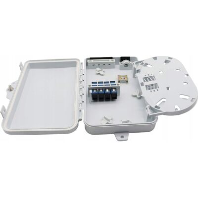 Inny producent Pudełko Rozdzielcze 4-Rdzeniowe Światłowodowe Ftth Adaptery Sc Fc E2000 Inny producent Pudełko Rozdzielcze 4-Rdzeniowe Światłowodowe Ftth Adaptery Sc Fc E2000