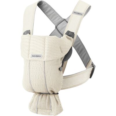 BabyBjorn BABYBJÖRN Mini 3D Mesh - nosidełko, cream/kremowe BabyBjorn BABYBJÖRN Mini 3D Mesh - nosidełko, cream/kremowe