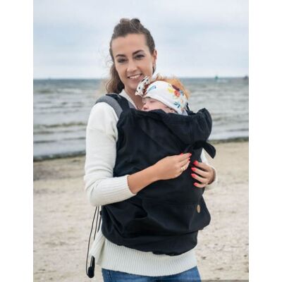 Lennylamb Osłonka Na Chustę Lub Nosidełko Softshell Czarna Lennylamb Osłonka Na Chustę Lub Nosidełko Softshell Czarna