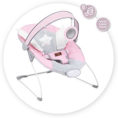 MoMi Tuli Leżaczek dla Niemowląt - Wibracje, 8 Melodii, Baranka z Zabawkami - Produkt dla Dzieci MoMi Tuli Leżaczek dla Niemowląt - Wibracje, 8 Melodii, Baranka z Zabawkami - Produkt dla Dzieci