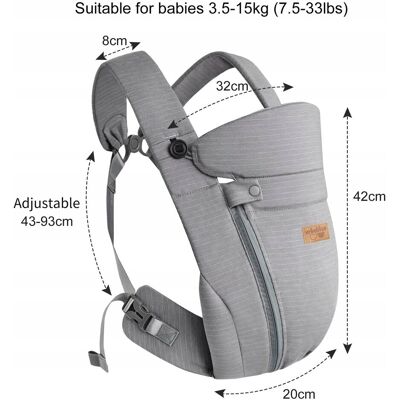 Inny producent VRBABIES NOSIDEŁKO DLA NOWORODKÓW ERGONOMICZNE EXTRA MIĘKKIE CIEMNOSZARE Inny producent VRBABIES NOSIDEŁKO DLA NOWORODKÓW ERGONOMICZNE EXTRA MIĘKKIE CIEMNOSZARE