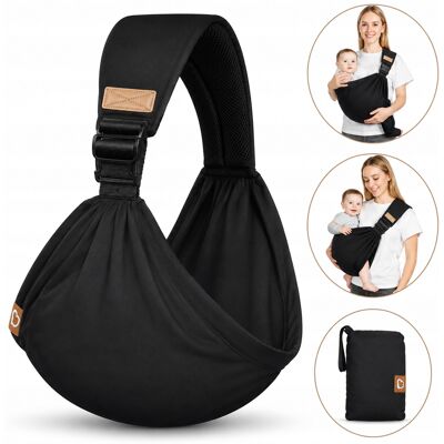 Inny producent Ergonomiczne Nosidełko Boczne Dla Dziecka Lekkie Regulowane Czarne Inny producent Ergonomiczne Nosidełko Boczne Dla Dziecka Lekkie Regulowane Czarne