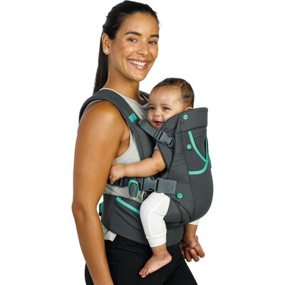 Infantino Ergonomiczne nosidełko dla dziecka z kieszeniami, szary 3,6-18,1 kg Infantino Ergonomiczne nosidełko dla dziecka z kieszeniami, szary 3,6-18,1 kg