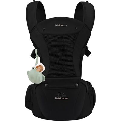 Inny producent Nosidełko dla niemowląt ergonomiczne 3D Air Mesh 0-36 miesięcy oddychające Inny producent Nosidełko dla niemowląt ergonomiczne 3D Air Mesh 0-36 miesięcy oddychające