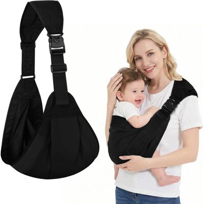 Inny producent Nosidełko Dla Noworodka Czarne Ergonomiczne Regulowany Pasek 3-24 Miesięcy Inny producent Nosidełko Dla Noworodka Czarne Ergonomiczne Regulowany Pasek 3-24 Miesięcy