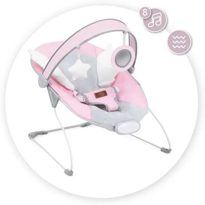 MoMi Tuli Leżaczek dla Niemowląt - Wibracje, 8 Melodii, Baranka z Zabawkami - Produkt dla Dzieci MoMi Tuli Leżaczek dla Niemowląt - Wibracje, 8 Melodii, Baranka z Zabawkami - Produkt dla Dzieci