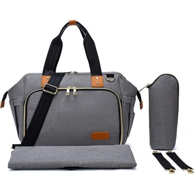 Inny producent Axcone Torba na Wózek Mata do Przewijania 3w1 Wodoodporna Organizer Szara Inny producent Axcone Torba na Wózek Mata do Przewijania 3w1 Wodoodporna Organizer Szara