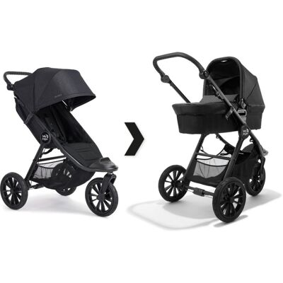 BABY JOGGER City Elite 2w1 Opulent Black wózek terenowy oraz gondola BABY JOGGER City Elite 2w1 Opulent Black wózek terenowy oraz gondola