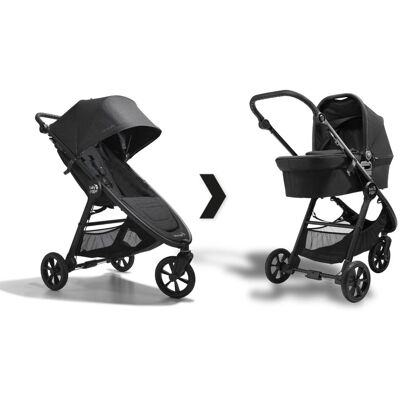 BABY JOGGER City Mini GT2 2w1 Opulent Black spacerówka 3-kołowa oraz gondola BABY JOGGER City Mini GT2 2w1 Opulent Black spacerówka 3-kołowa oraz gondola