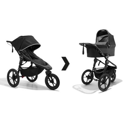 BABY JOGGER Summit X3 2w1 Midnight Black wózek do joggingu oraz gondola BABY JOGGER Summit X3 2w1 Midnight Black wózek do joggingu oraz gondola