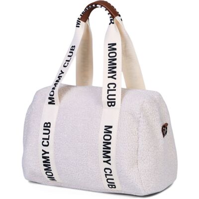 Childhome Torba Do Wózka Mommy Club Signature Teddy White Childhome Torba Do Wózka Mommy Club Signature Teddy White