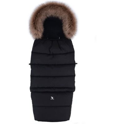 CottonMoose, Śpiworek do wózka, Combi Yukon, 3w1, czarny CottonMoose, Śpiworek do wózka, Combi Yukon, 3w1, czarny