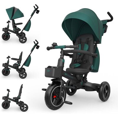 Kinderkraft Spinstep 2 Plus - rowerek trójkołowy 6w1 Green Kinderkraft Spinstep 2 Plus - rowerek trójkołowy 6w1 Green