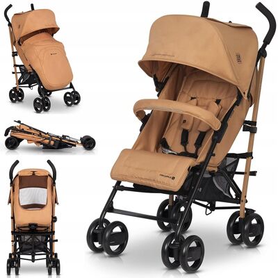 Euro-Cart Lekki Wózek Spacerowy Ezzo Parasolka Spacerówka Camel Euro-Cart Lekki Wózek Spacerowy Ezzo Parasolka Spacerówka Camel