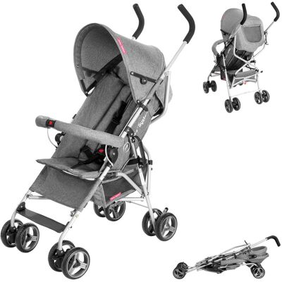 Moby System Lekki wózek spacerowy, parasolka Moby-System Barton kolor: szary Moby System Lekki wózek spacerowy, parasolka Moby-System Barton kolor: szary