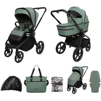 MUUVO Five - wózek wielofunkcyjny, zestaw 2w1 Pine Green MUUVO Five - wózek wielofunkcyjny, zestaw 2w1 Pine Green