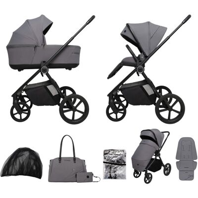 MUUVO One - wózek wielofunkcyjny, zestaw 2w1 Gris MUUVO One - wózek wielofunkcyjny, zestaw 2w1 Gris