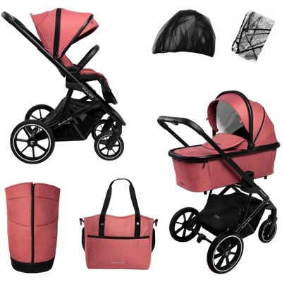 Muuvo Slick 2.0 - Wózek Wielofunkcyjny, Zestaw 2w1 Pure Pink Muuvo Slick 2.0 - Wózek Wielofunkcyjny, Zestaw 2w1 Pure Pink