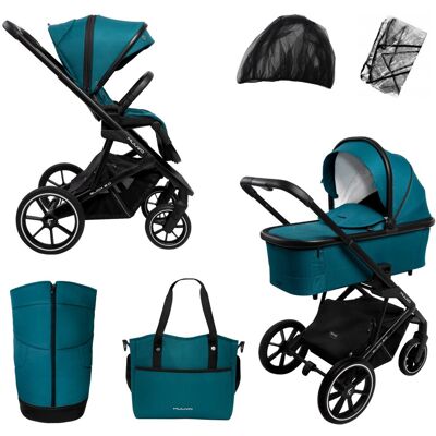MUUVO Slick 2.0 - wózek wielofunkcyjny, zestaw 2w1 Tropical Green MUUVO Slick 2.0 - wózek wielofunkcyjny, zestaw 2w1 Tropical Green