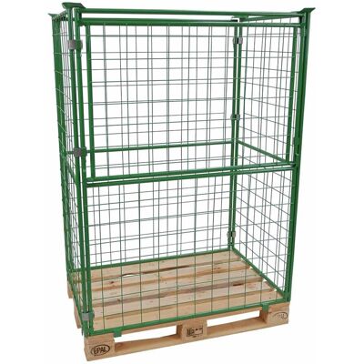 Inny producent Nadstawka paletowa 1600, 100x100 Siatka druciana, zielony Inny producent Nadstawka paletowa 1600, 100x100 Siatka druciana, zielony