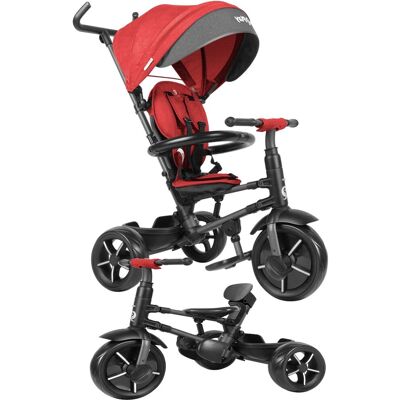 Milly Mally Rowerek Trójkołowy dla niemowlaka SPACERÓWKA Qplay Rower wózek dziecięcy 3 koła CZERWONY Milly Mally Rowerek Trójkołowy dla niemowlaka SPACERÓWKA Qplay Rower wózek dziecięcy 3 koła CZERWONY