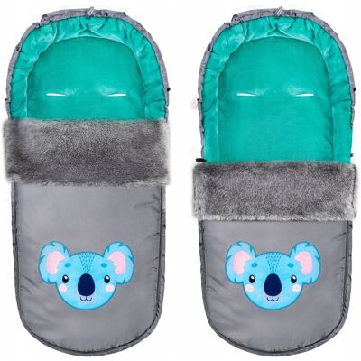 inna (Inny) TiniMini ŚPIWOREK NA WÓZEK sanki KOALA z futerkiem inna (Inny) TiniMini ŚPIWOREK NA WÓZEK sanki KOALA z futerkiem
