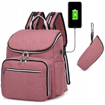 Inny producent Torba Do Wózka Plecak Podróżny Usb Dla Mamy I Taty Inny producent Torba Do Wózka Plecak Podróżny Usb Dla Mamy I Taty