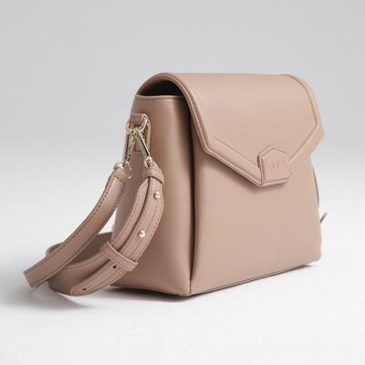 JOISSY Torebka Crossbody I Organizer Do Wózka 2W1 Dla Mamy Midi Blush Beige JOISSY Torebka Crossbody I Organizer Do Wózka 2W1 Dla Mamy Midi Blush Beige