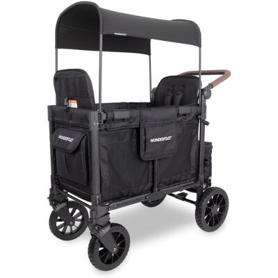 Wonderfold Wózek 2-Osobowy W2 Luxe Pro Jet Black Wonderfold Wózek 2-Osobowy W2 Luxe Pro Jet Black