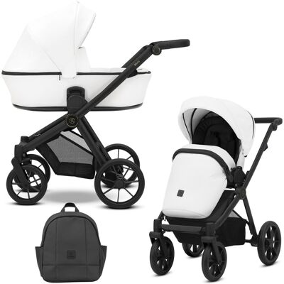 Kunert Baby - Poussette Brav 2in1 Bre-12 White Eco - Wózek dziecięcy Kunert Baby - Poussette Brav 2in1 Bre-12 White Eco - Wózek dziecięcy