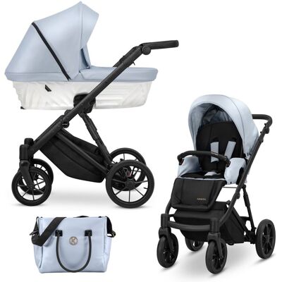 Inny producent Wózek Dziecięcy Kunert Ivento 2w1 - Kolor: Eco Baby Blue Metalic Inny producent Wózek Dziecięcy Kunert Ivento 2w1 - Kolor: Eco Baby Blue Metalic