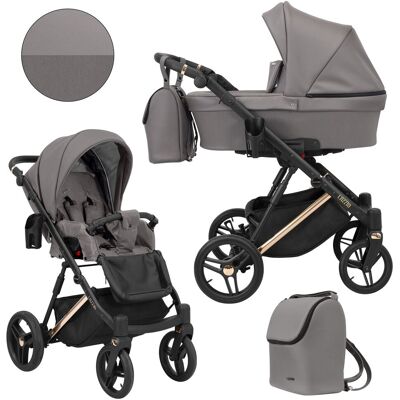 Inny producent Wózek Dziecięcy Kunert Lazzio Premium 2w1 - Miedziana Rama - Kolor: Grafit Eco Inny producent Wózek Dziecięcy Kunert Lazzio Premium 2w1 - Miedziana Rama - Kolor: Grafit Eco