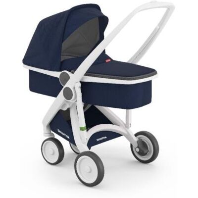 Wózek Greentom Carrycot White - Blue Wózek Greentom Carrycot White - Blue